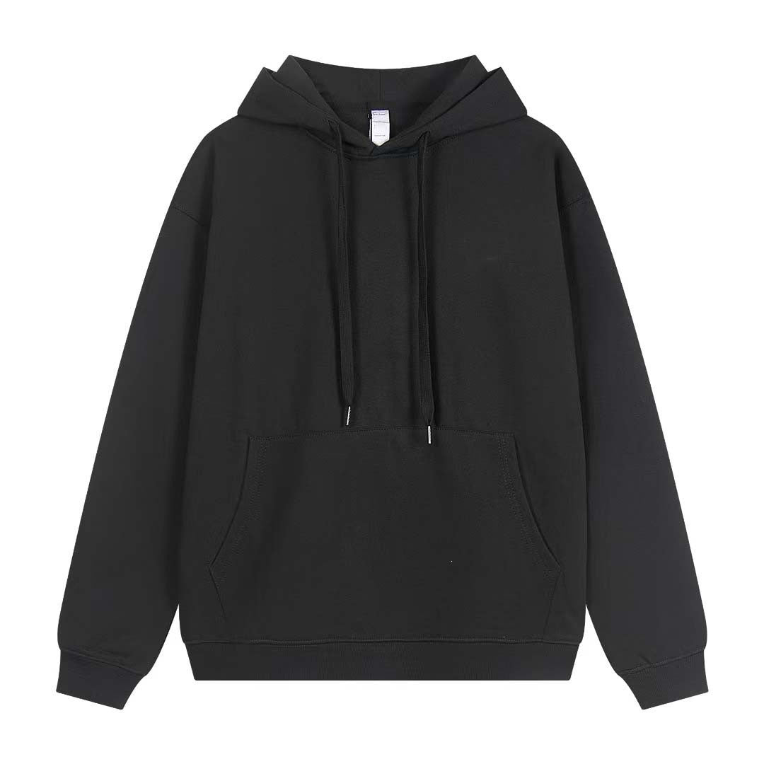 Black hoodie on a white background