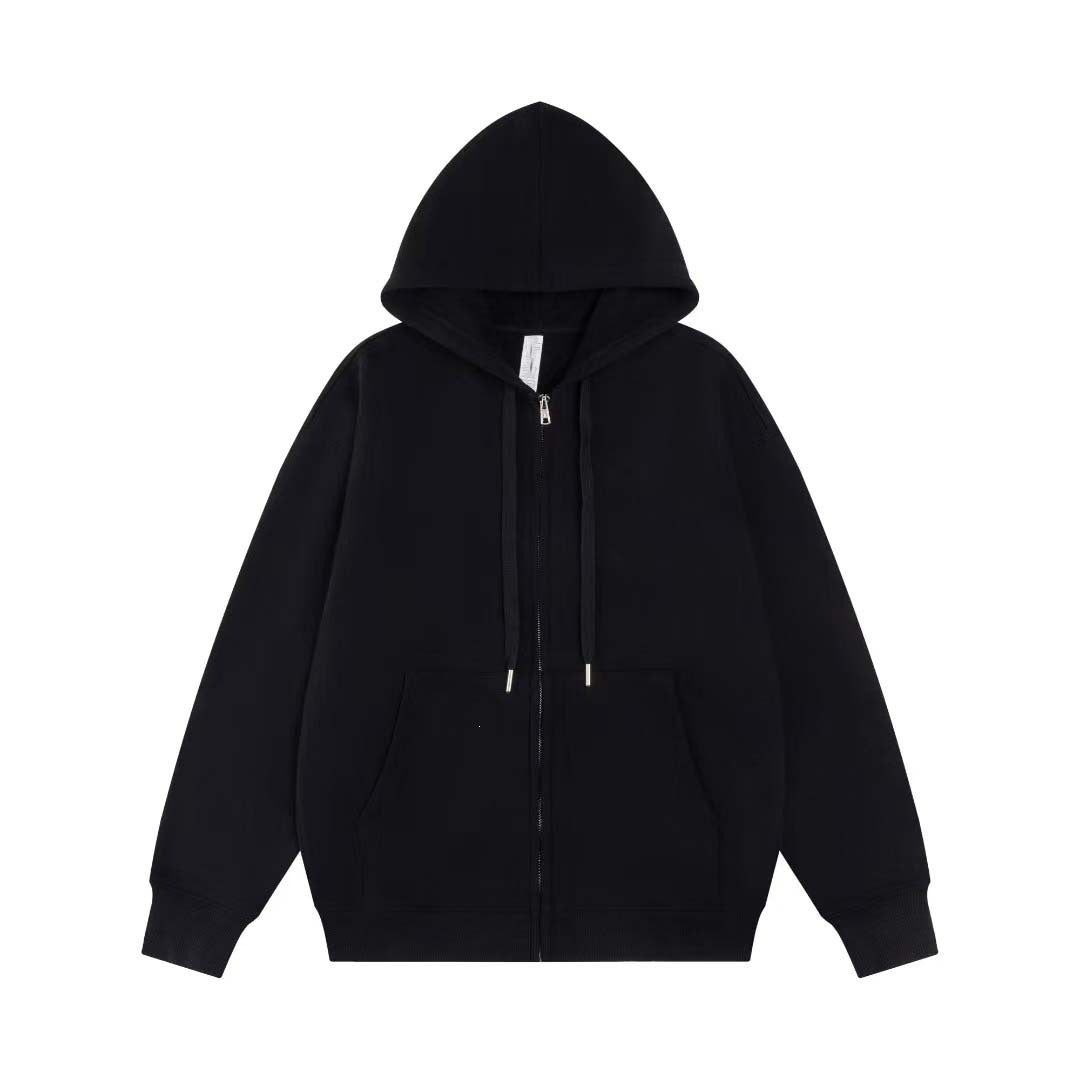 Black hoodie on a white background
