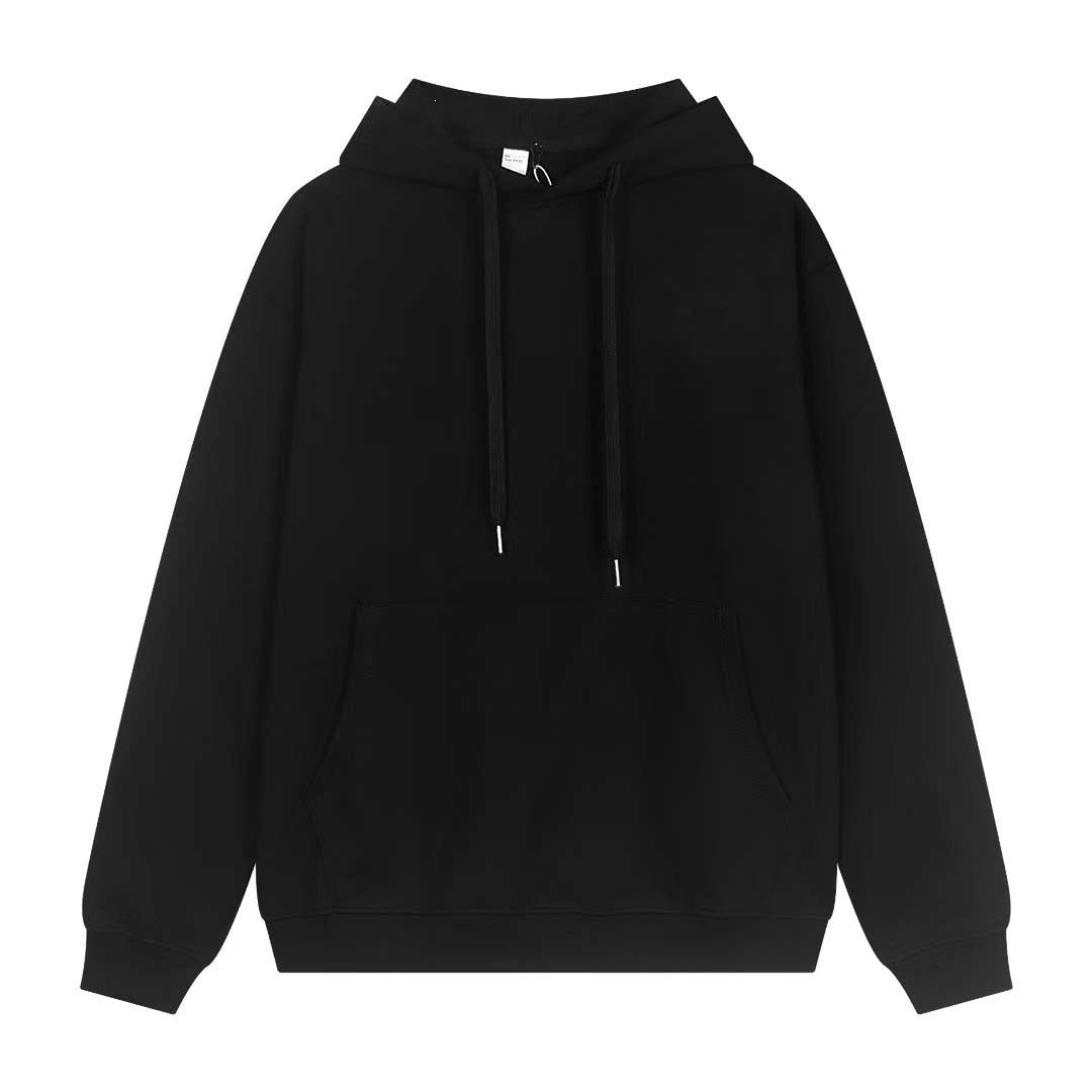Black hoodie on a white background