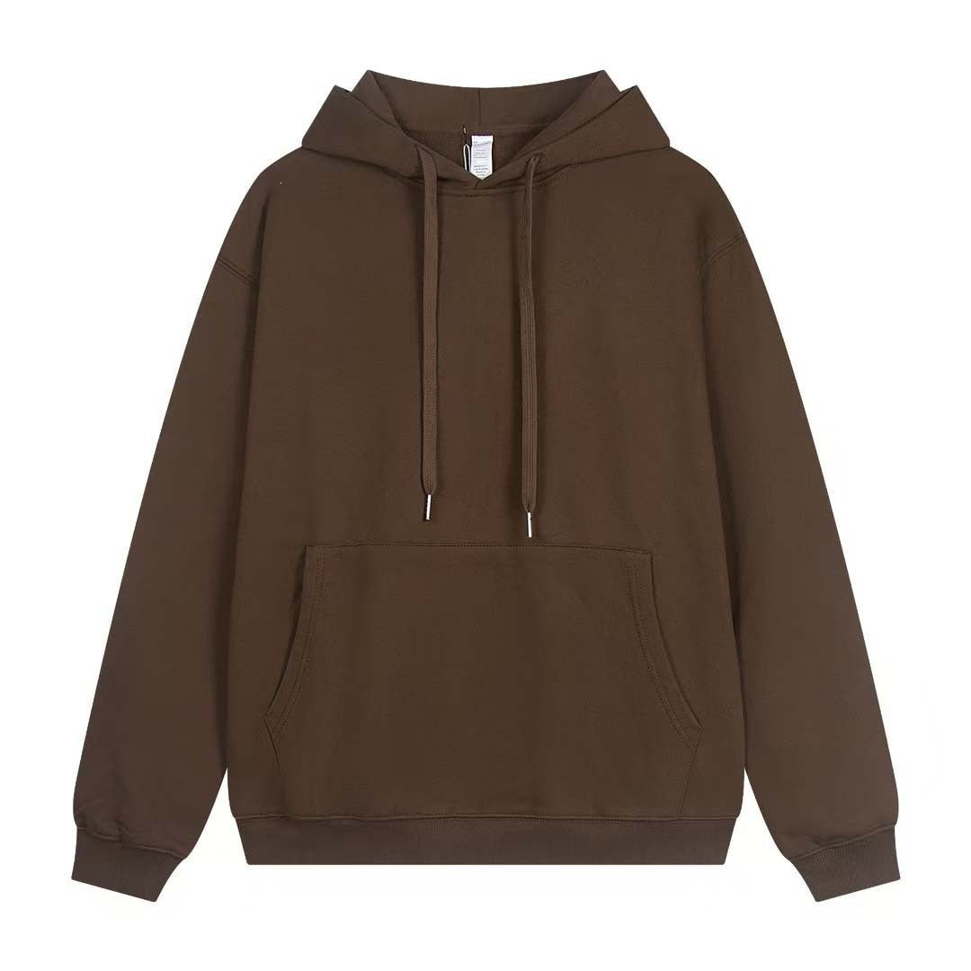 Brown hoodie on a white background